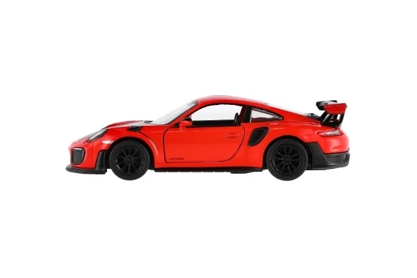 Avto Kinsmart Porsche 911 GT2 RS kov/plast 13 cm 4 barve na vzvratno navijanje 12 kos v škatli