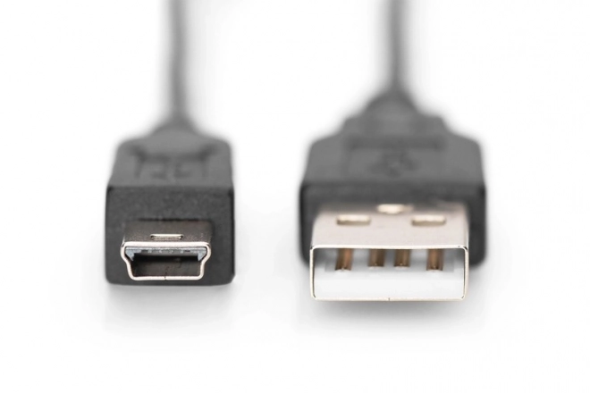 Povezovalni kabel USB 2.0 HighSpeed "Canon" USB tip A/miniUSB B (5-pin) M/M črna 1m
