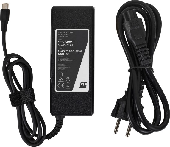 Moč 90 W s Power Delivery