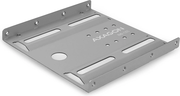 Kovinski nosilec AXAGON za montažo 2,5" HDD/SSD v 3,5" režo, sivi