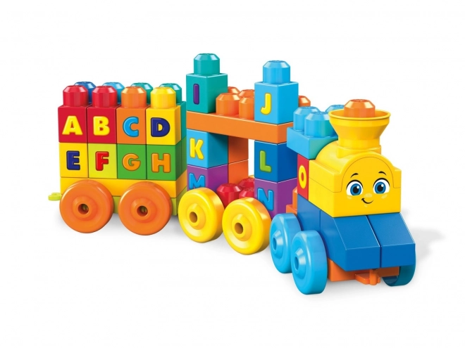 Glasbeni vlak z črkami ABC