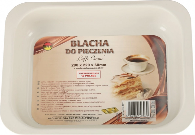 Pekač z nizkoogljičnega jekla z nelepljivo prevleko 29 cm x 22 cm x 6 cm, rjav