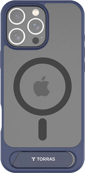 Torras Pstand ovitek za iPhone 16 Pro modra