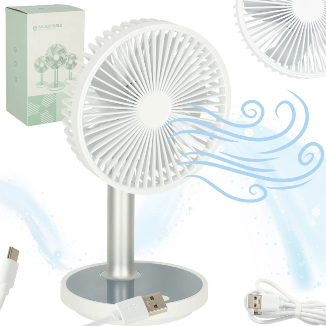 Bela brezžična namizna ventilator 30 cm