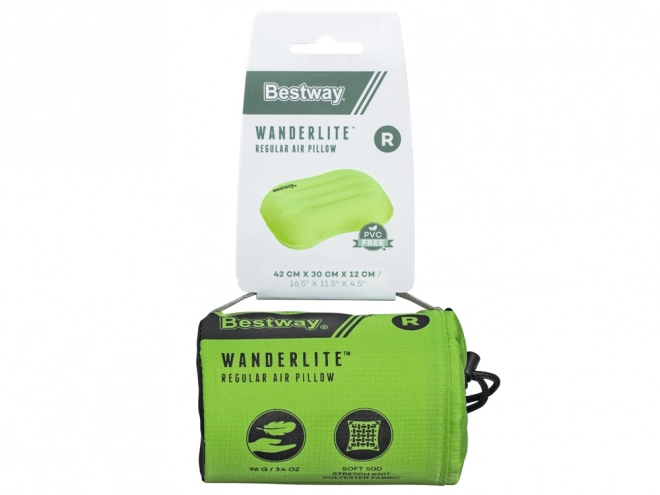 Napihljiva potovalna blazina Bestway WanderLite zelena