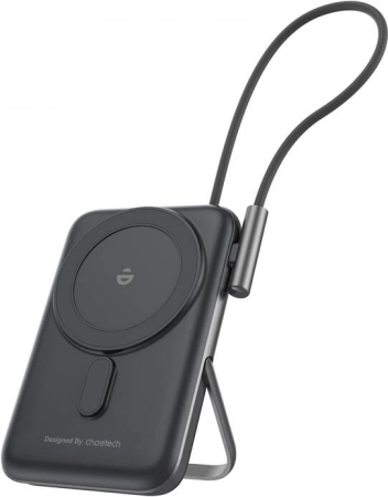 Magnetna powerbanka Choetech 10000 mAh 20W PD z USB‑C kablom