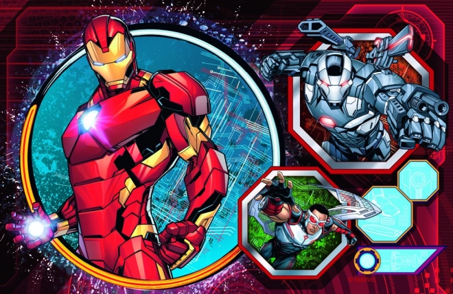 Minipuzzle Avengers 54 kosov