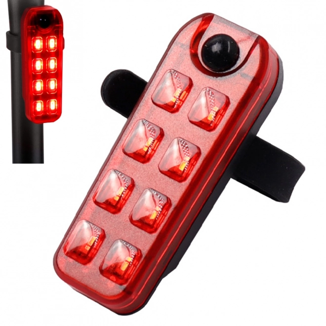 Zadnja LED lučka za kolo z USB polnjenjem