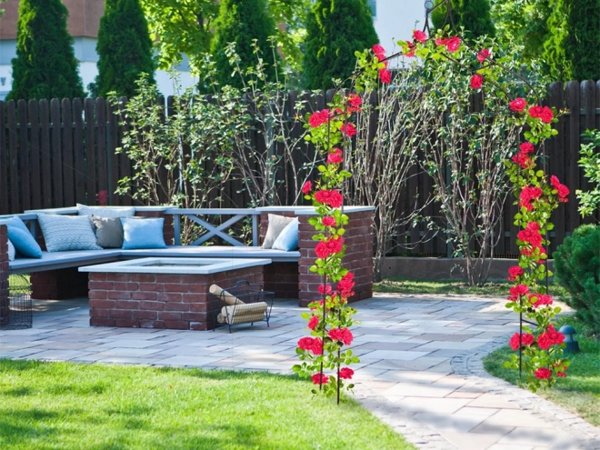 Vrtna pergola za vrtnice
