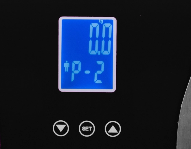 Analitična 180kg steklena kopalniška tehtnica z LCD zaslonom