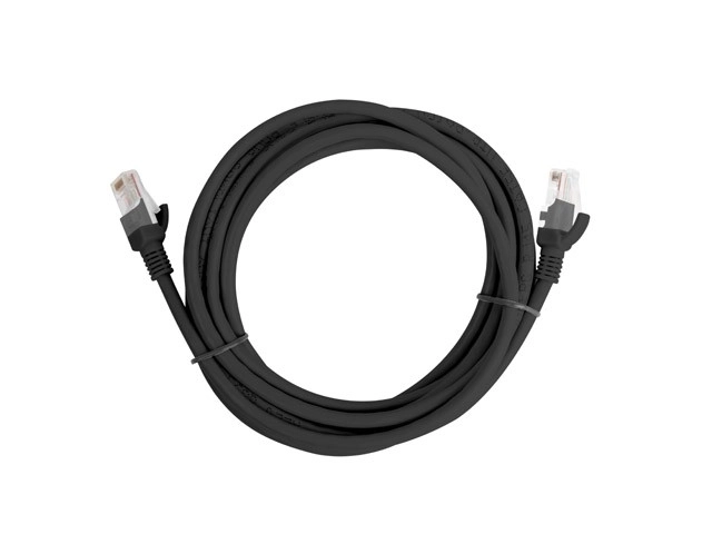 Patchcord kategorije 6 črn 3m Fluke Passed Lanberg