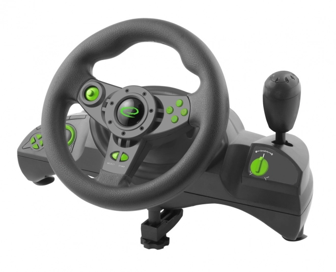 Volan NITRO USB PS3/PC črn/zelen