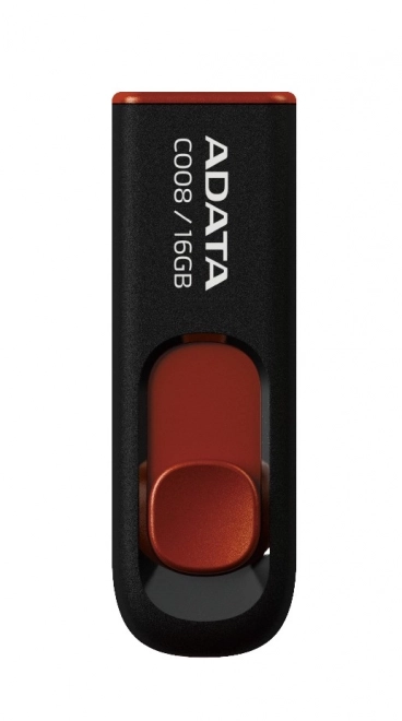 DashDrive Classic C008 16GB USB2.0 črne/rdeče barve