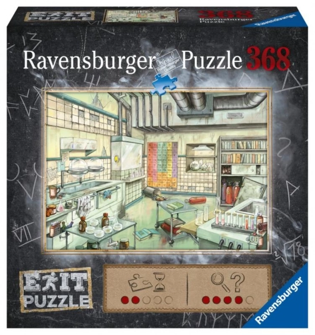 Ravensburger sestavljanka Exit: laboratorij 368 kosov