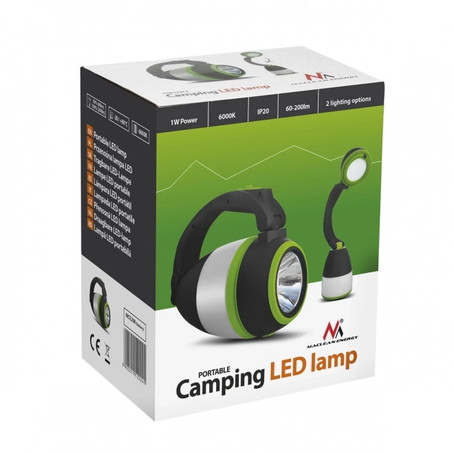 LED kamp svetilka 3 v 1 namizna svetilka funkcija powerbank MCE298