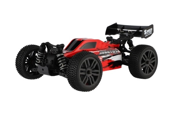 RC Buggy Bonzai Jubatus terensko vozilo 30cm plast 2,4GHz na baterije + 2x dodatni paket v škatli 40x14x21 – Rdeče