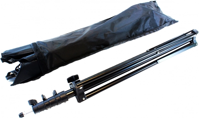 Stabilen aluminijast stativ z višino 80–190 cm