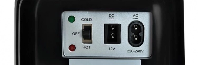 Ruhhy Prenosna črna mini - hladilnik 4L 12V/220V