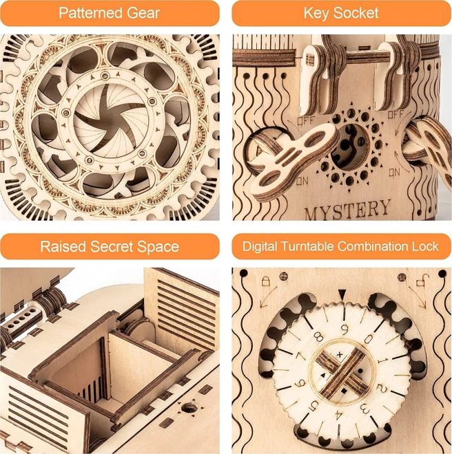 RoboTime 3D lesen mehanski puzzle Nakitnica