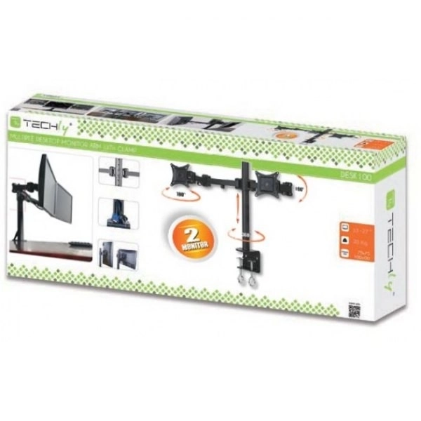 Namizno stojalo za LCD/LED 13-27 palcev dvojno 2x10 kg