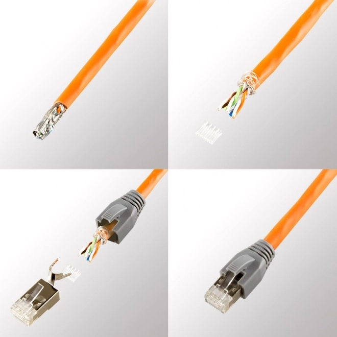Zaščiteni priključki RJ45 CAT.6, 6A, 7 - 10 kos