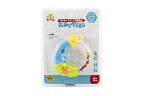 Ropotulja mesec plastika 11cm na kartici 0+