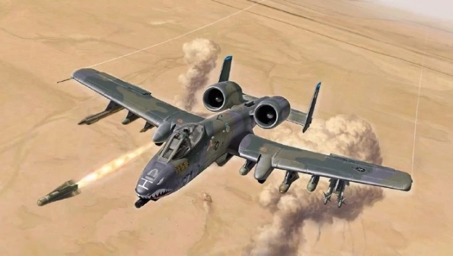 Plastični model letala Italeri 1/72 A-10 Thunderbolt II Zalivska vojna