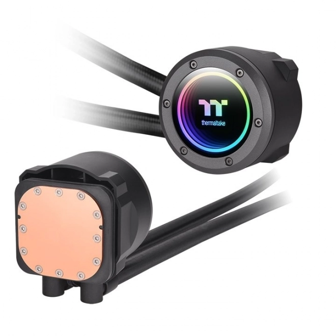 Hladilni sistem z vodo Thermaltake TH280 V2 ARGB z bakrenim CPU blokom in dvema 140 mm ventilatorjema