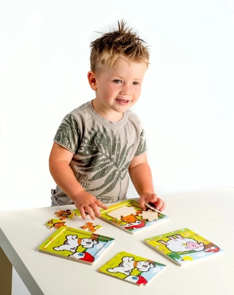 Mini sestavljanka Moje prve živalce - 9 koščkov
