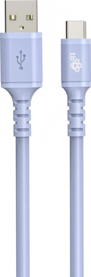 Silikonski USB-C USB kabel 1 m vijoličen