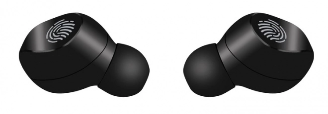 Bluetooth brezžične slušalke - črna + powerbanka