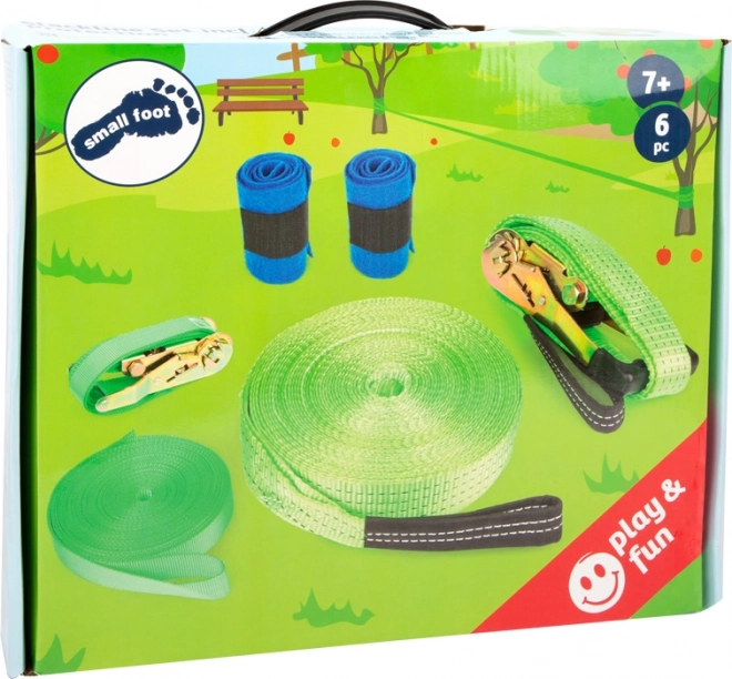 Mali komplet Small Foot Slackline (vključno z zaščito za drevesa)