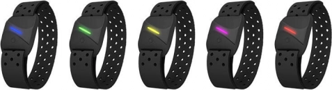 Petbarvni LED indikator con srčnega utripa