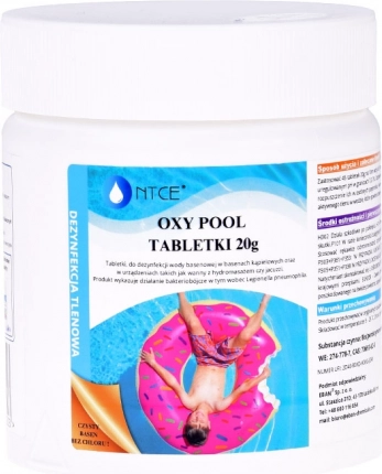 Oxy Pool kisikove tablete za dezinfekcijo vode za bazene in jacuzzi 0,5 kg