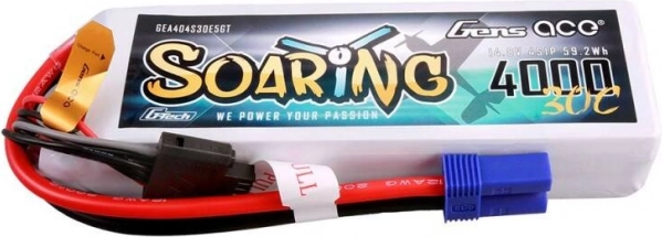 Akumulator Gens ace G-Tech Soaring 4000 mAh 14,8 V 30C 4S LiPo s priključkom EC5