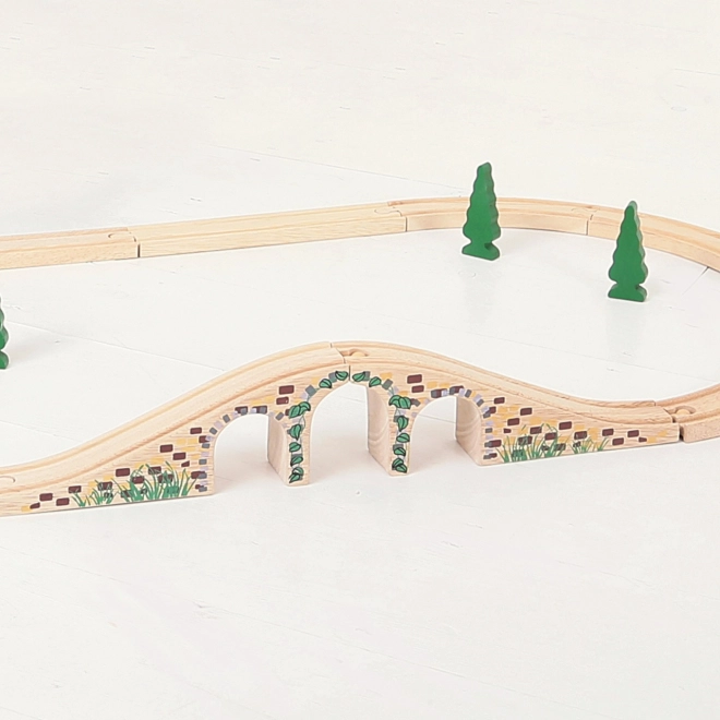 Bigjigs Rail Lesena železniška proga - most