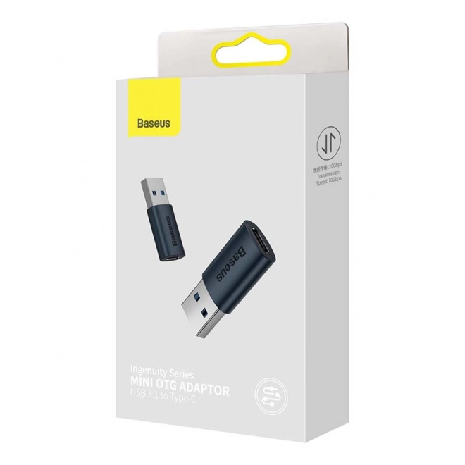 Adapter Baseus USB-A na USB-C – Modra