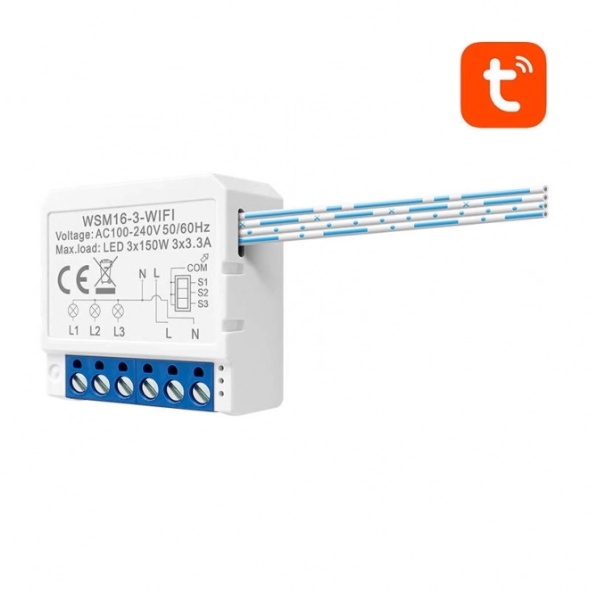 Pametni WiFi stikalni modul Avatto WSM16 TUYA – W3