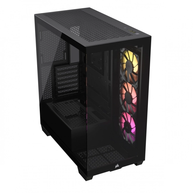 Ohišje računalnika Mid-Tower 3500X ICUE LINK RGB TG črna