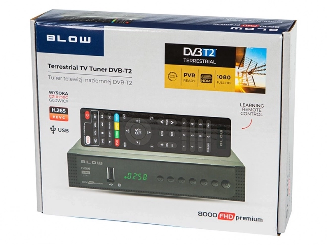 Dekoder sprejemnika DVB-T2 8000FHD Premium