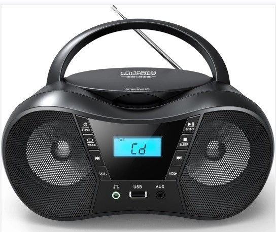 Prenosen CD predvajalnik z USB in Bluetooth