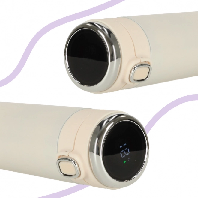 Termo skodelica z ustnikom LED 420 ml bež