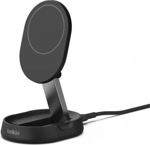 Brezžični polnilec BoostCharge črn Qi2 15 W