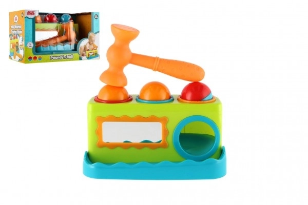Igrača s kladivom s plastičnim ogledalom 21 cm