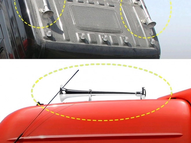 Pnevmatska hupa Chrome s kompresorjem 12V