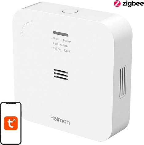 inteligentni detektor ogljikovega monoksida Heiman Tuya Wi‑Fi