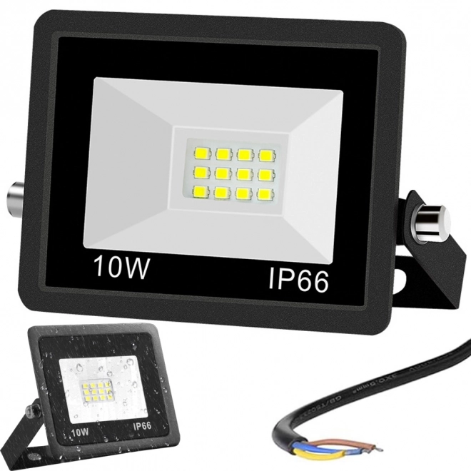 Zunanji LED halogenski reflektor 10W 6000K vodotesen