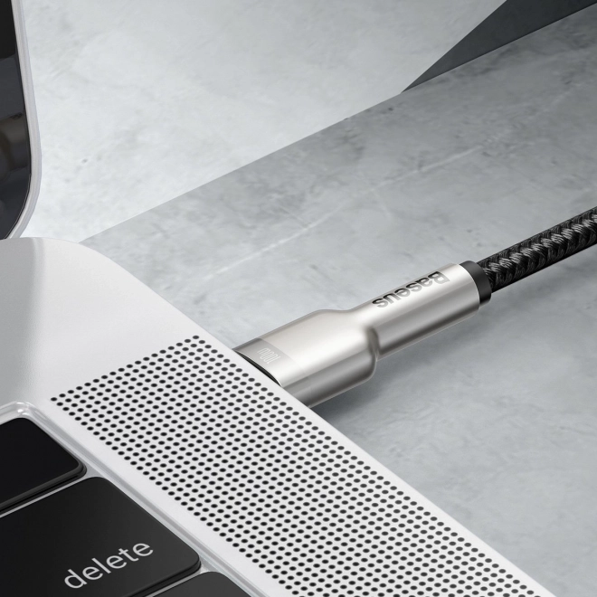USB-C na USB-C kabel Baseus Cafule 100W, 2m črn