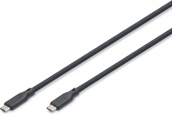 Silikonski USB‑C – USB‑C kabel, USB 4 Gen3 40G 8K 240W, 0,5 m črn