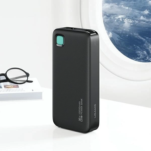 Powerbank s kapaciteto 10000mAh in hitrim polnjenjem 20W z vgrajenim USB-C kablom